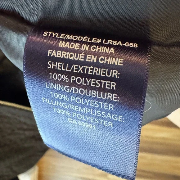 Denver Hayes Black Textured Minimalist Transitional Zip Jacket - Size M - Picture 9 of 9